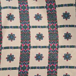 Geometric Floral Scarf